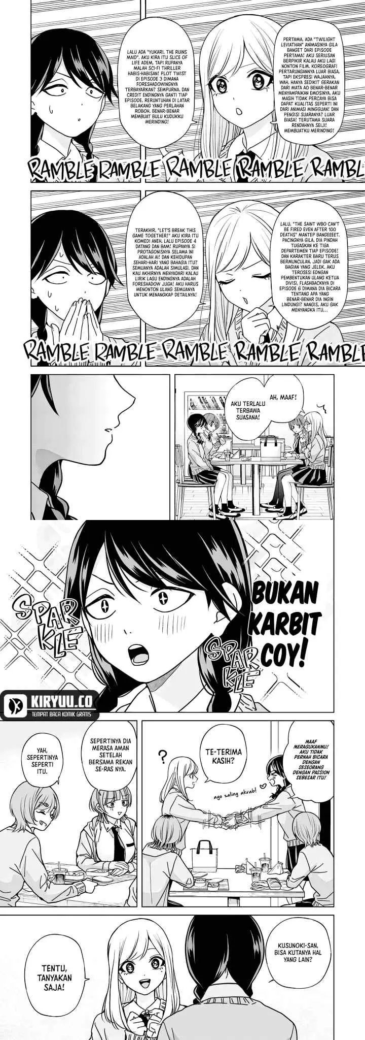 Kusunoki-san wa Koukou Debut ni Shippai shite Iru chapter 43 halaman 6